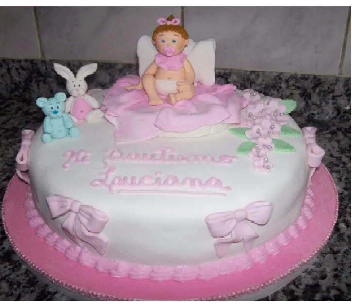 Imagenes de tortas para bautismo de nena - Imagui