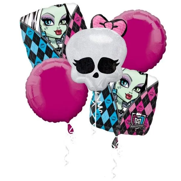 Monster high decoración con globos - Imagui