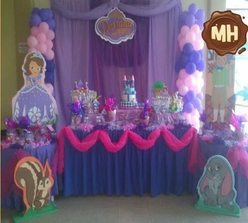 Decoraciónes de fiesta princesa sofia - Imagui