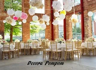 Decoracion para Quinceañeros - Pompones de Papel: Decoracion de ... Decoracion para Quinceañeros - Pompones de Papel: Decoracion de ...