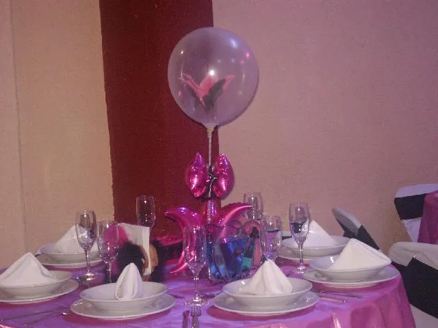 Centros de mesa para fiestas infantiles con globos - Imagui