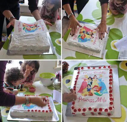 Decoración de tartas de cumpleaños caseras