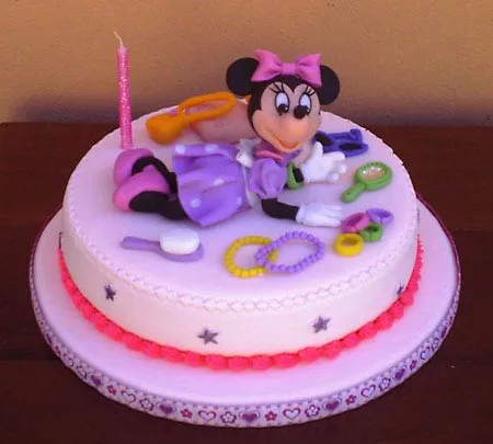 Decoración de tartas infantiles de Minnie Mouse - Imagui