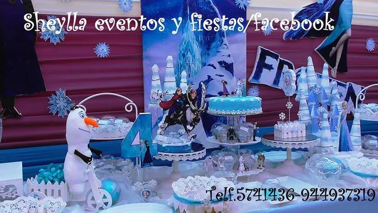 Decoración temática de Frozen .Lima-Perú Correo: sheylla_eventos ...