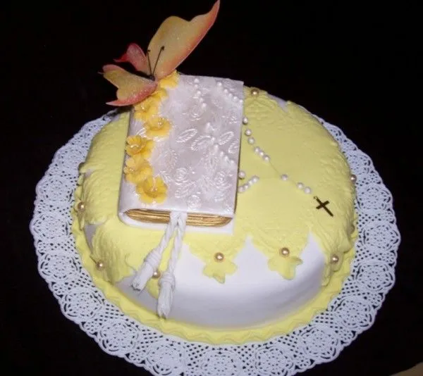 Decoración de torta de comunión - Imagui