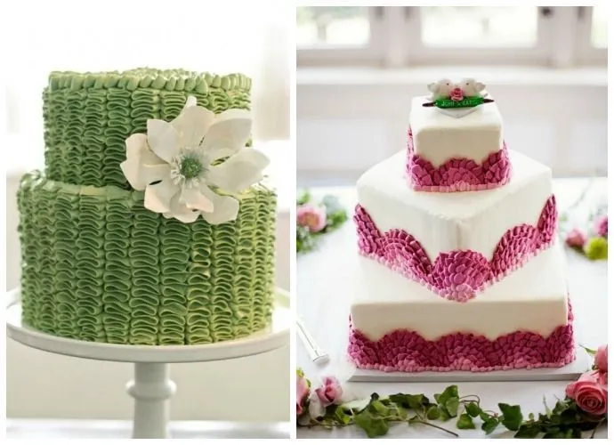 Fotos tortas de bodas modernas - Imagui