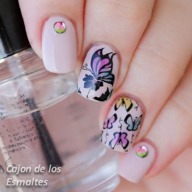 Decoración de uñas con Mariposas - Colaboración con Bornpretty ...