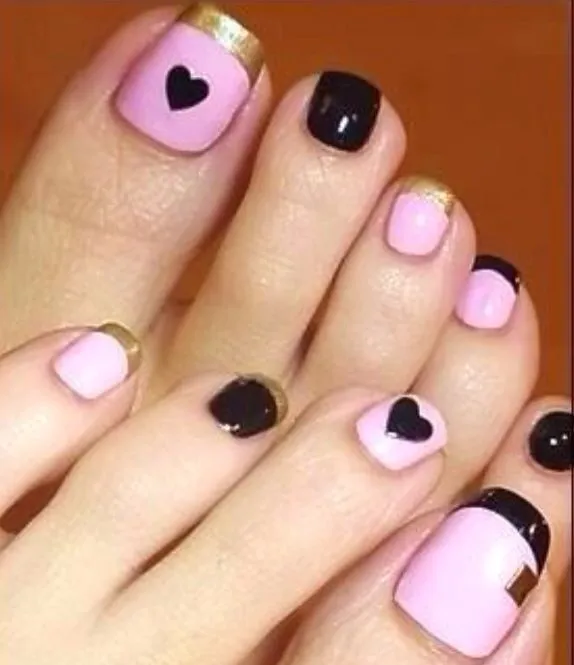 decoración de uñas de los pies. on Pinterest | Toe Nail Polish ...