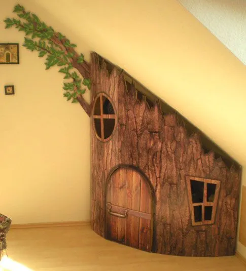 La casita del árbol en mi habitación | Decoideas.Net