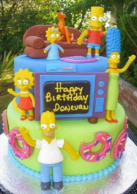 Decoración de Fiestas Infantiles de Los Simpsons : Fiestas ...