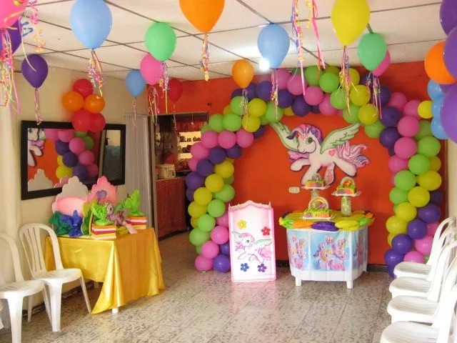 Decoración de fiesta de little pony - Imagui
