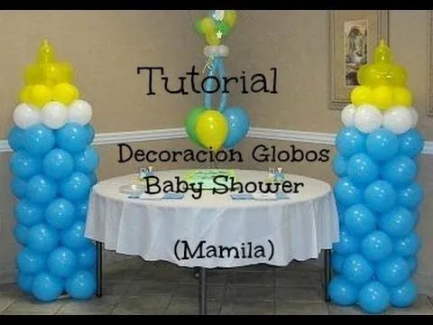 Tetero con bombas para baby shower - Imagui