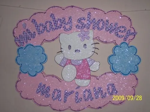 Cartel de bienvenida al baby shower - Imagui