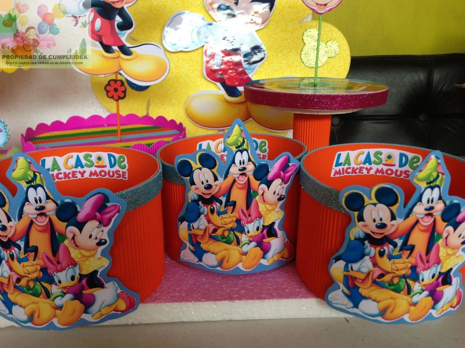 DECORACIONES INFANTILES: casa de mickey mouse DECORACIONES INFANTILES: casa de mickey mouse