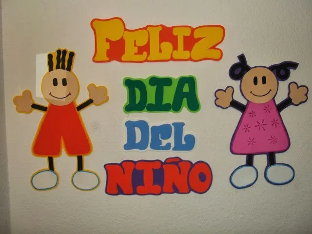 DECORACIONES INFANTILES THE TEACHER: FELIZ DIA DEL NIÑO ...