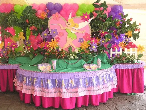 Mesa decoradas de campanita - Imagui