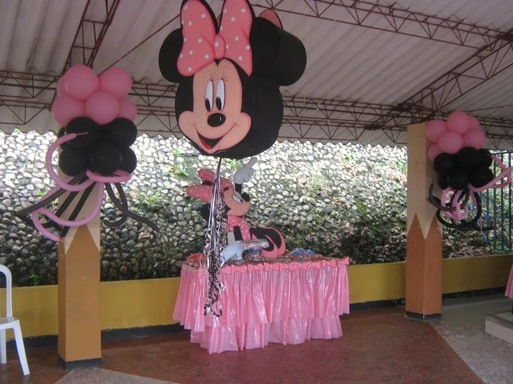 Decoración para cumpleano de Minnie Mouse - Imagui