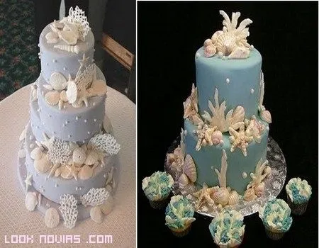 Decoraciones de tartas para bodas - Imagui