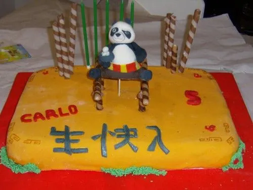 Torta de kung fu panda - Imagui