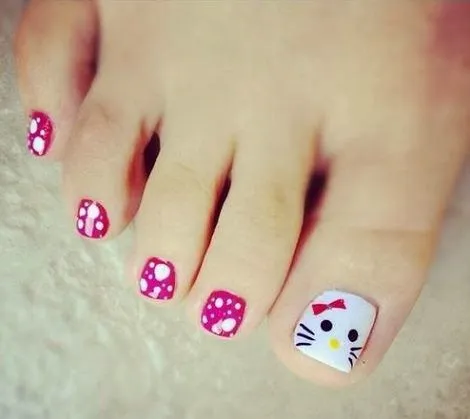 Hermosos decorados para uñas de los pies, bonitas, hermosas | Amor ...