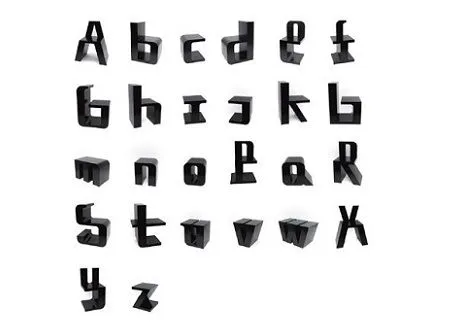 Decorando Dormitorios: Lindas Sillas Diseñadas en Forma de Letras Decorando Dormitorios: Lindas Sillas Diseñadas en Forma de Letras