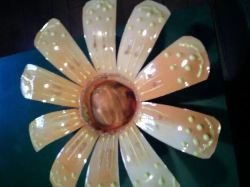 Flores de material reciclable - Imagui