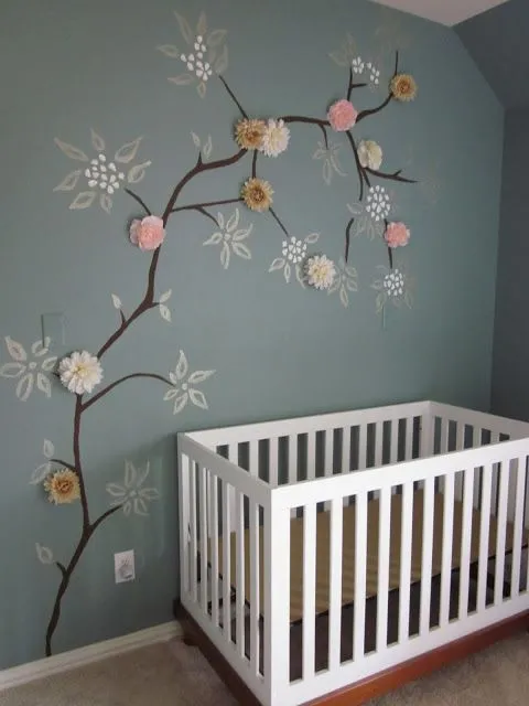 Decorar con árboles el cuarto del bebé | DECORACIÓN BEBÉS