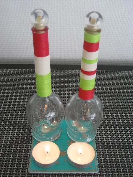 decorar botellas vidrio (2) | Aprender manualidades es facilisimo.com