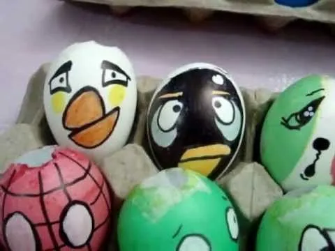 Como decorar cascarones de huevo para fiestas - Imagui