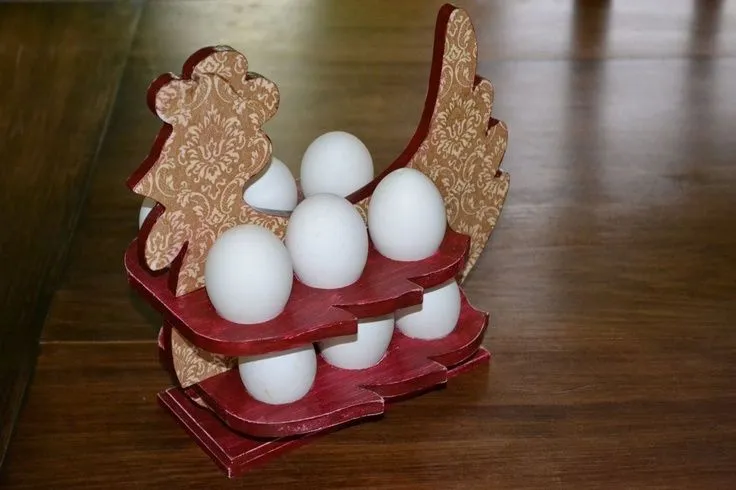 para decorar la cocina, gallina porta huevos | Decoupage | Pinterest