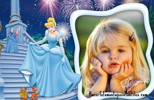 Decorar fotos con las Princesas de Disney | Fotomontajes infantiles