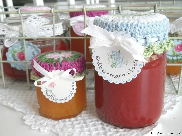 Como decorar frascos de vidrio de mermelada - Imagui
