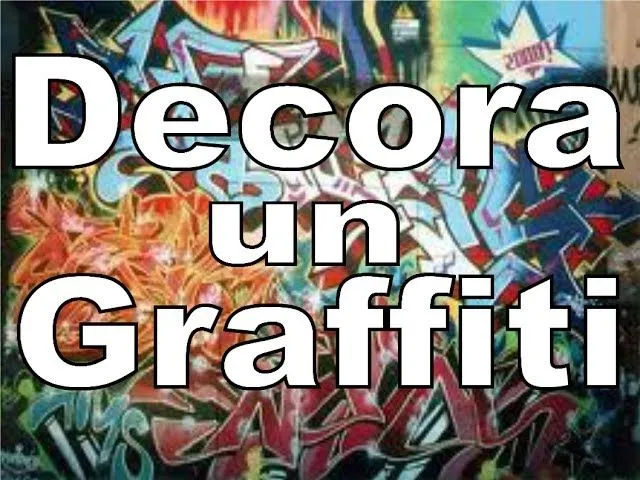 Como decorar un graffiti fácil y rápido.[Nivel básico] 2013 - YouTube