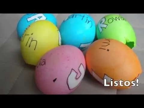 Cómo decorar huevos de pascua - YouTube