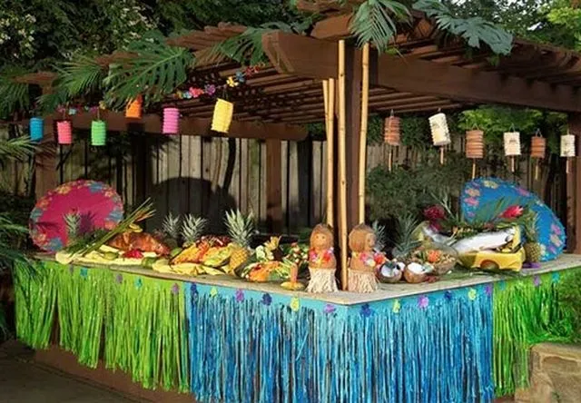 Decoraciónes para fiestas estilo hawaiano - Imagui