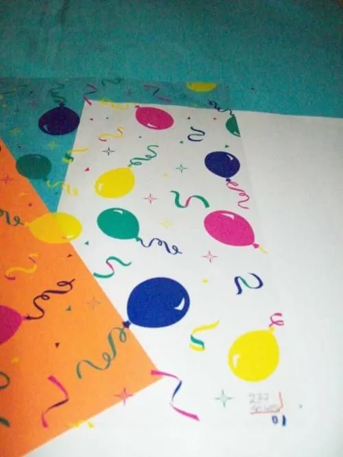 Como decorar una lamina de papel bond - Imagui