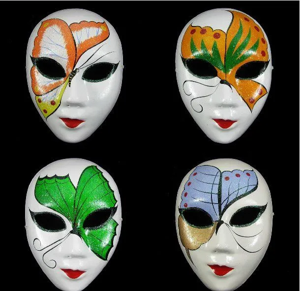Como decorar mascara de yeso - Imagui