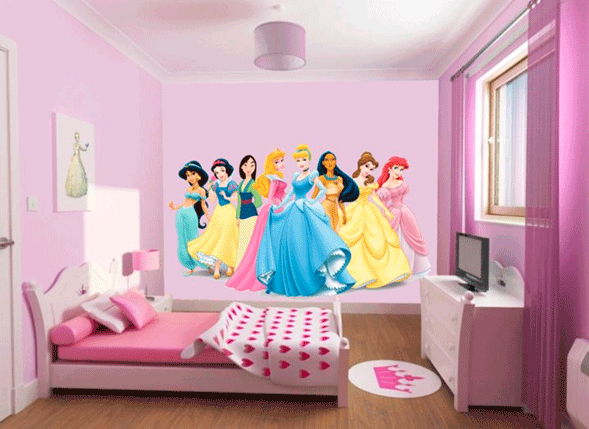 Cuarto de princesas Disney - Imagui
