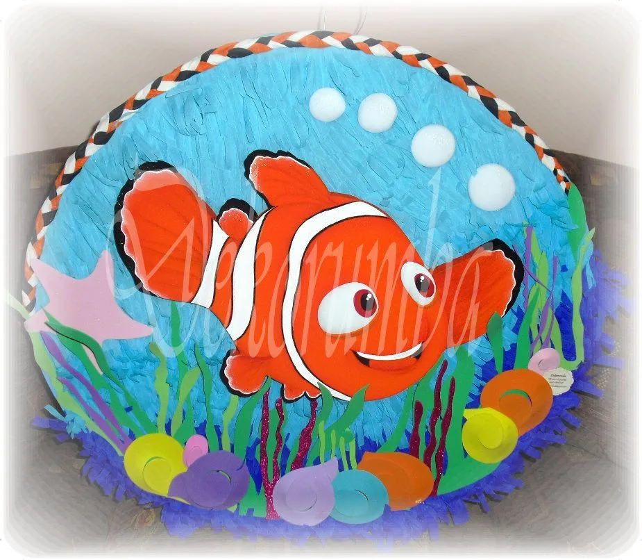 Dekorumba: Piñatas Ovaladas de Buscando a Nemo