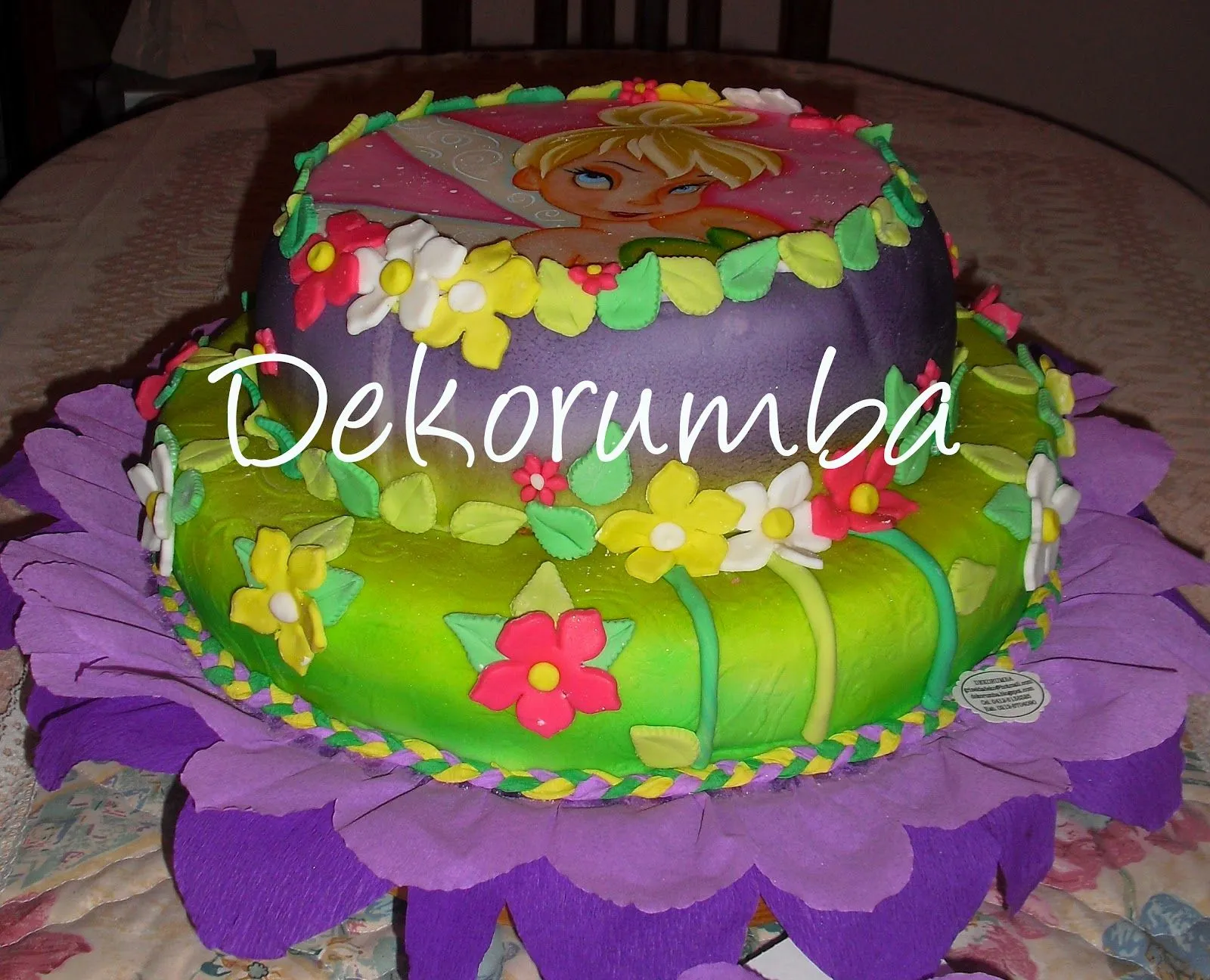Dekorumba: Torta Decorada de Campanita - Tinker Bell