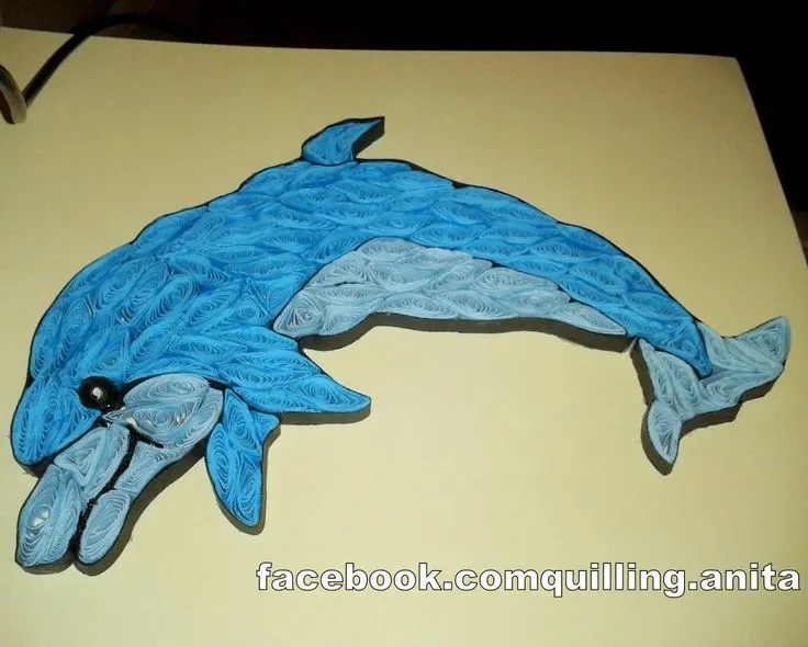 Delfín Filigrana on Pinterest | Dolphins, Quilling and Dolphin Art