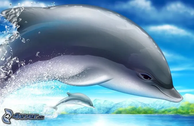Delfines animados