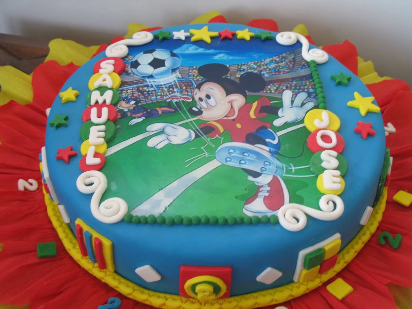 Delicias Caseras: Torta de cumpleaños - Mickey Mouse