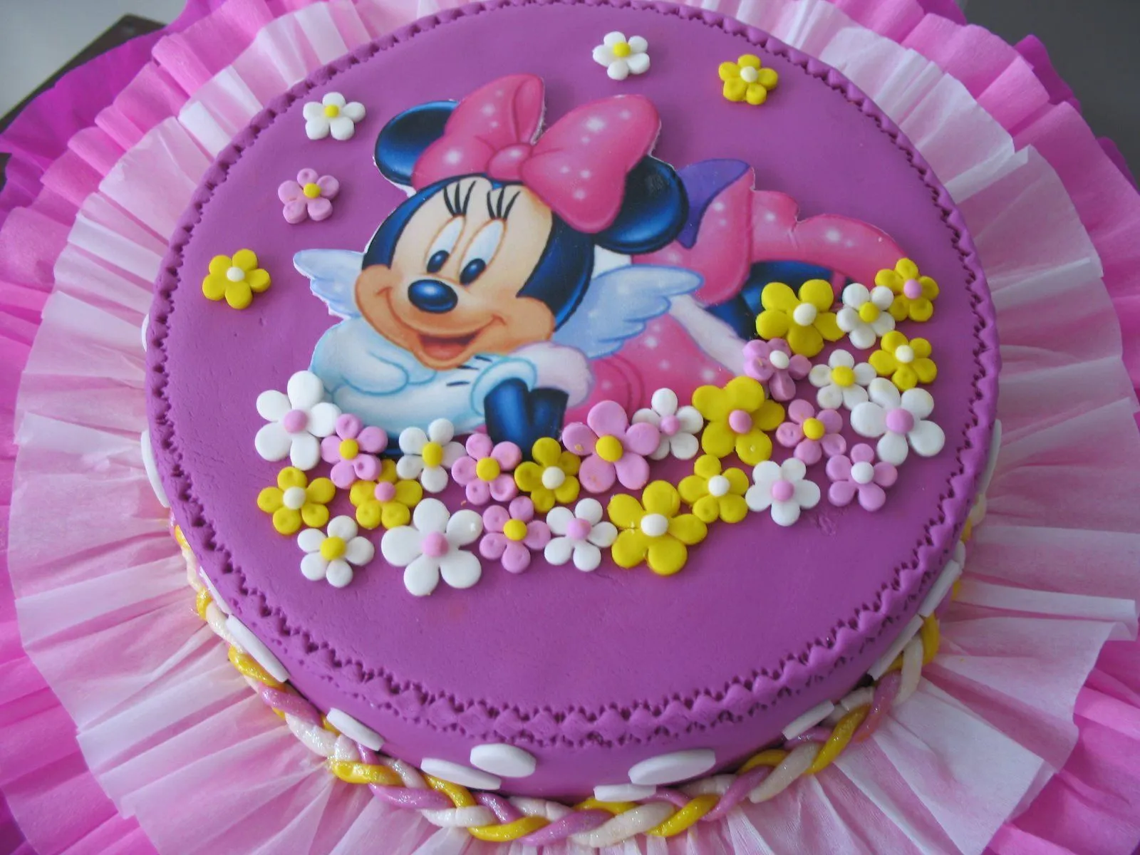 Delicias Caseras: Torta marmoleada de Minnie Mouse