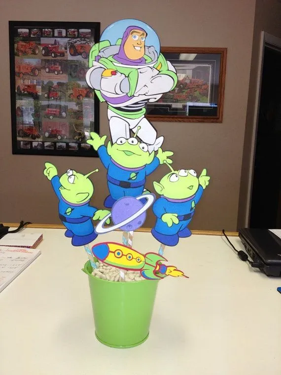Delux Toy Story Buzz Lightyear Birthday Centerpiece | Birthday ...