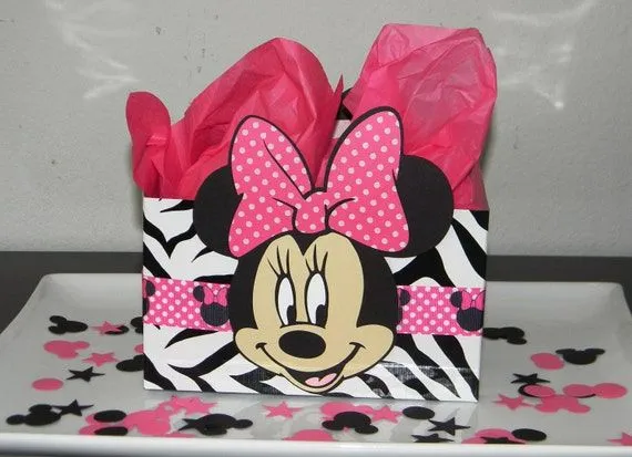 Minnie Mouse Centerpiece/Balloon Base Zebra by YourPartyShoppe