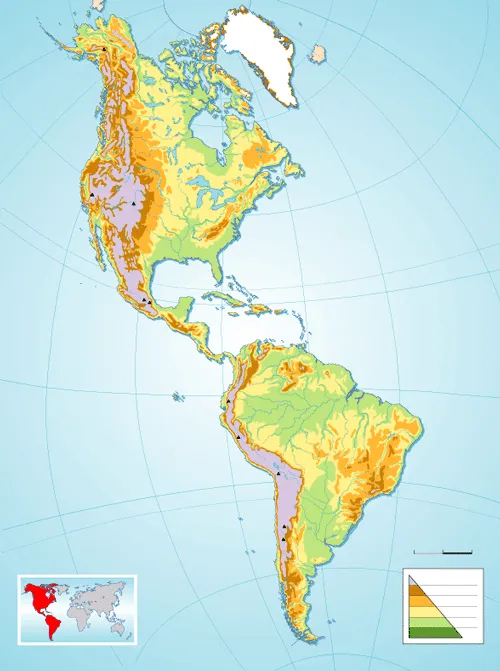 Departament Geografia i Història: Mapa físico América