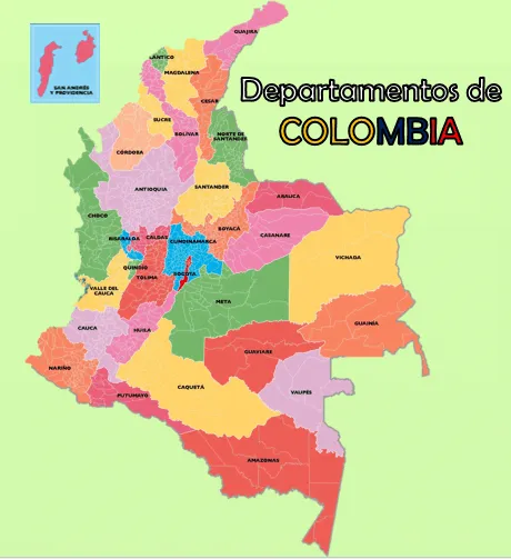 Departamentos y capitales de Colombia. - Ara blog Departamentos y capitales de Colombia. - Ara blog