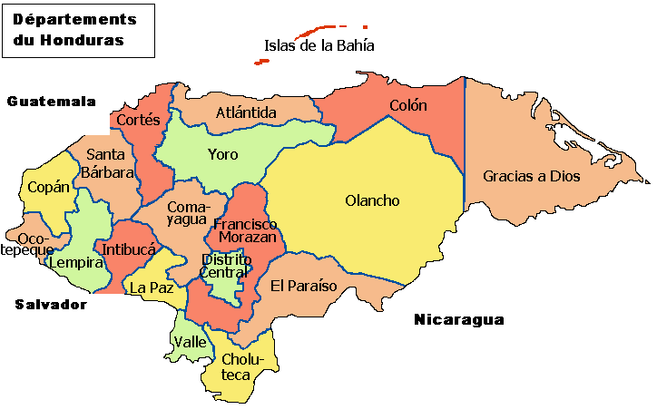 Departamentos de Honduras