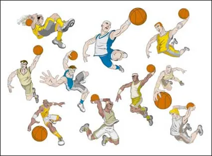Jugadores de basquetbol dibujos animados - Imagui